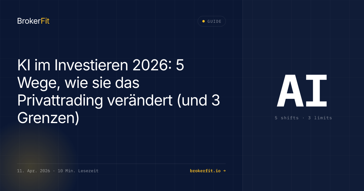 KI im Investieren 2026: 5 Chancen und 3 Grenzen