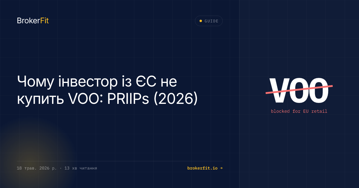 VOO недоступний у ЄС: 3 легальні рішення (PRIIPs, 2026)